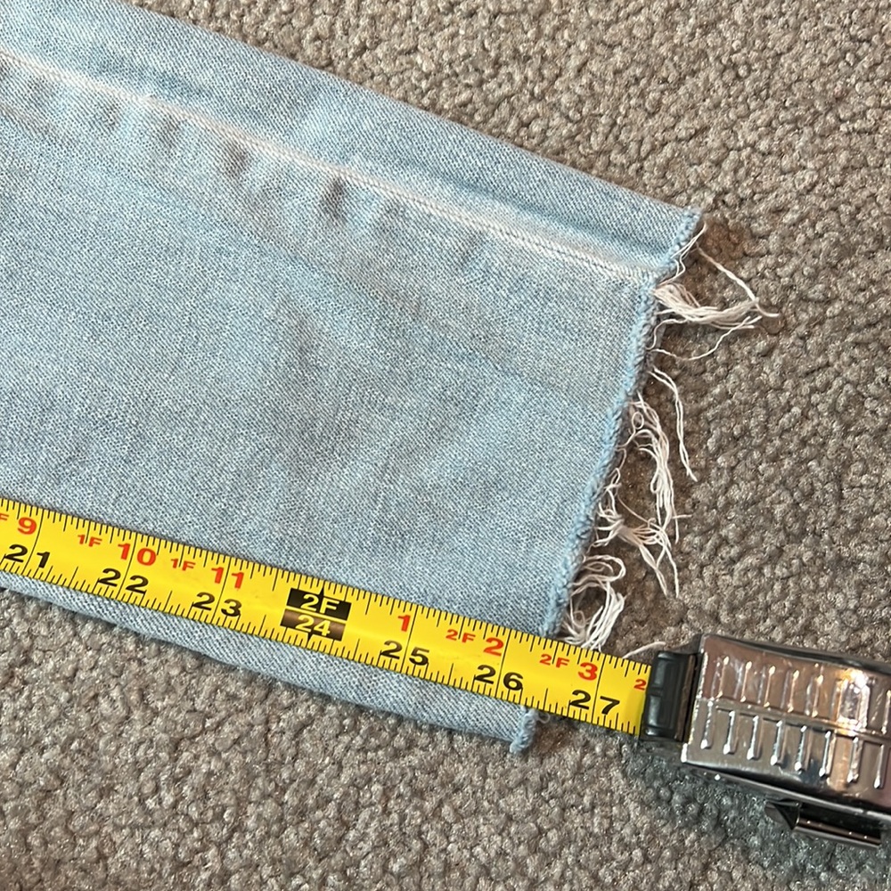 Gap Girlfriend Mid Rise Raw Hem Jeans - Picture 5 of 12